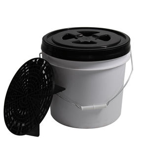 Vente en gros de seau de stockage d'eau en plastique PP de taille personnalisée 13L seau de lavage de voiture extérieur prix d'usine - Product Image 2