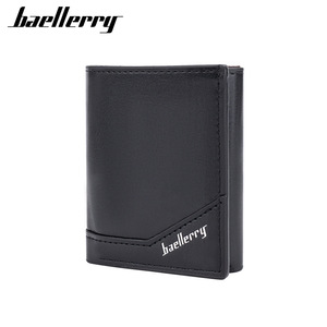 Tarjetero Triple Plegable Baellerry para Hombre con Protección RFID Antirrobo, Múltiples Ranuras para Tarjetas, Color Marrón, 4 Pulgadas, Uso Diario - Product Image 5