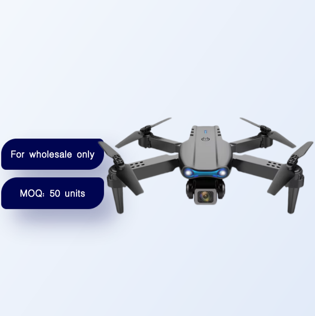 E99  4K Dual Camera Foldable Drone With GPS Obstacle Avoidance Optical Flow FPV RC Quadcopter for Beginners Kids
