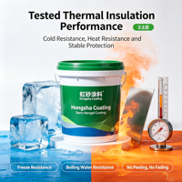 Peinture d'isolation thermique Nano Aerogel, résistante aux hautes températures, revêtement de barrière thermique pour équipement de pipeline, réservoir de stockage