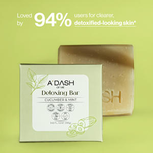 Detox <b>Soap</b> Bar with Cucumber Mint Kaolin Clay and Spirulina Deep Cleansing Skin Detox Bath Bar for Fresh Healthy Skin - Product Image 3