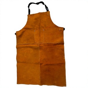 Delantal de Piel Sintética con Bolsillo, Duradero, Lavable, Ligero, Estilo Simple para Cocinar y Uso Diario - Product Image 1
