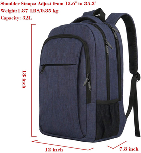 <span class=keywords><strong>Sac</strong></span> à dos de voyage en polyester grande capacité 28/36L, résistant à l'eau, antivol, intelligent, pour l'école, l'université et l'<span class=keywords><strong>ordinateur</strong></span> portable – Vente chaude - Product Image 5