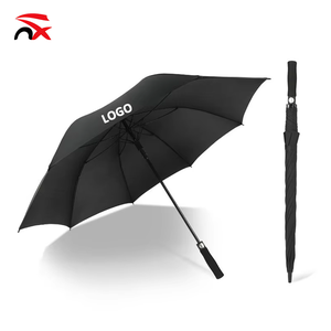 Parapluies personnalisés en gros, <span class=keywords><strong>grand</strong></span> <span class=keywords><strong>parapluie</strong></span> de golf semi-automatique résistant au vent, protection UV pour l'extérieur - Product Image 4