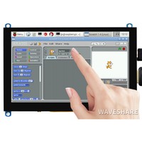 LCD layar sentuh kapasitif 5 inci (H), 800x480, HD, mendukung berbagai sistem