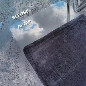 Premium 1200gsm 1400 Gsm voiture détaillant séchage serviettes voiture serviette microfibre grande torsadé microfibre voiture séchage serviette - Product Image 3