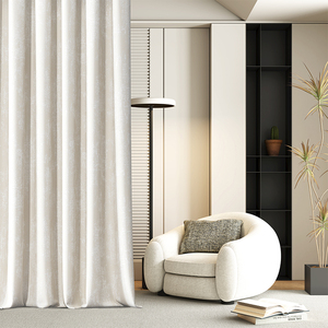 <span class=keywords><strong>Tende</strong></span> e Mantovane Moderne Jacquard Bianche Beige per Soggiorno, con Pieghe a Pizzico, Eleganti <span class=keywords><strong>Tende</strong></span> per Finestre in Tessuto di Lusso Stile Europeo - Product Image 2