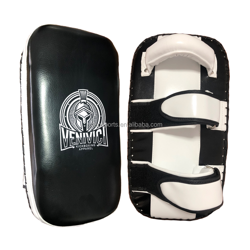 Power Punch High Quality Muay Thai Pad Curved Kick Boxing Shield Kicking Pads Foot