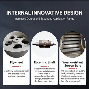 Frantoio a mascelle HAOTUO PE400X600 per ghiaia e minerali con vaglio vibrante, motore AC <span class=keywords><strong>mobile</strong></span>, alta produttività 20-30t/h - Product Image 5