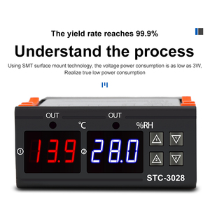 Controlador inteligente de temperatura y humedad con pantalla digital, <span class=keywords><strong>termostato</strong></span> de incubación de cría, pantalla digital, - Product Image 3
