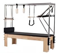 Ensemble de machine de Pilates 5 pièces en bois de chêne BSW, qualité commerciale, Reformer Cadillac, utilisation à domicile/studio, portable, réglable, garantie 10 ans