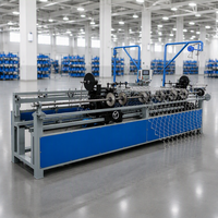 Machine semi-automatique de fabrication de grillage diamanté, équipement universel pour grillage à mailles losangées, en acier inoxydable, haute capacité