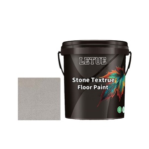 Pintura Epoxi para Pisos con Textura de Piedra de Alto Brillo, Revestimiento Líquido Decorativo con Efecto Mármol para Interiores y Exteriores, a Base de Resina para Aplicación con Brocha - Product Image 1