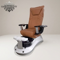 Fauteuil de massage électrique vibrant moderne et luxueux avec spa de pédicure à remous intégral pour salon de manucure
