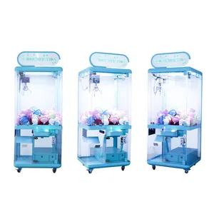 Hot Fashionable Design Full Transparent Claw Machine Coin-operated Crane Is Suitable For Shopping Malls Toy Gift Game Machine