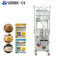 Machine d'emballage automatique pneumatique à double tête pour pesage, remplissage et scellage de poudres granulaires pour aliments, sacs personnalisés