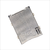 Connecteur automobile personnalisable WECONN WL-SIM190-159 8 broches + 1 H=1,90 mm Push-Push avec interrupteur de détection pour carte SIM
