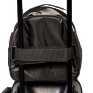 Bolsa de mano de PU con asa y correa para bolas, bolsa deportiva de lujo con tapa transparente - Product Image 6