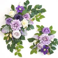 Arche de mariage artificielle élégante faite à la main, fleurs pour mariage, fête d'anniversaire, Pâques, Noël, décorations