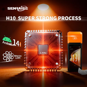 Terminal de point de vente portable SDK 5,5 pouces avec lecteur de codes-barres, imprimante de reçus et d'étiquettes haute vitesse NFC, système Android 14 - Product Image 4