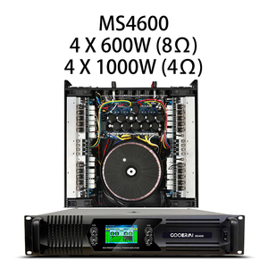 Amplificateur de puissance Gooermi 2U 4 canaux classe H 1000W Amplificateur professionnel pur pour systèmes de sonorisation de scène PA - Product Image 4