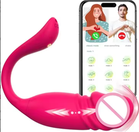 Jouets sexuels APP : Dildo réaliste vibrant en silicone, vibromasseur clitoridien portable pour couples