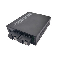 2 Fibra 3 Ethernet Fibra Media Converter Modo único 100Mbps Transceptores de fibra óptica 20Km Transceptores ópticos