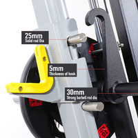 Rack Smith robuste avec supports à dégagement rapide pour entraînement sans spotter