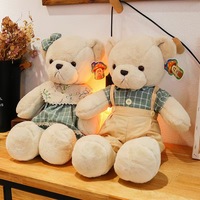 Ours en peluche créatifs super doux en gros, jouets en coton PP, anti-stress, grands ours en peluche pour couple, cadeau unisexe