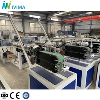 Manguera de Jardín Flexible de PVC y Línea de Extrusión de Tubería Reforzada con Fibra Trenzada, Motor de Engranajes con Control PLC de un Solo Tornillo