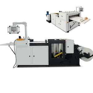 Full automatic paper crosscutting machine HQJ-800 Paper slicer Non woven fabric slicer