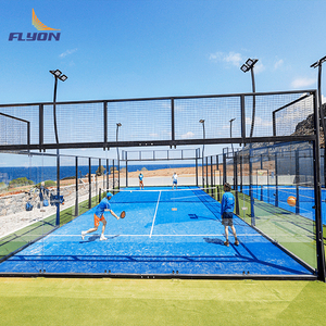 Terrain de padel extérieur personnalisé, surface anti-UV résistante à l'usure pour centre sportif - Product Image 2