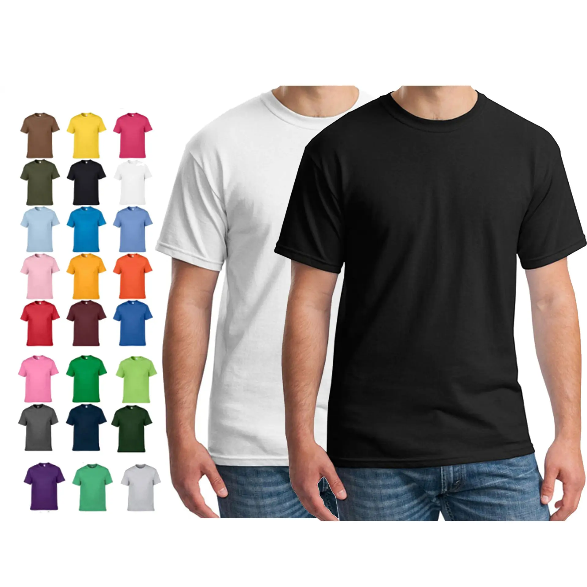 Hochwertige schwere Baumwolle 240g/m² gestricktes einfaches T-Shirt Herren plus Größe dicke Streetwear Drop Shoulder dtg benutzer definierte T-Shirts