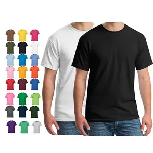 High Quality Heavy Cotton 240 Gsm Knitted Plain T Shirt Men's Plus Size Thick Streetwear Drop Shoulder Dtg Custom T Shirts