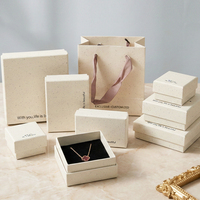 Caja de Embalaje para Anillos y Pendientes con Cajón Deslizable - Caja de Regalo de Lujo Personalizada con Logotipo (Material de Papel Premium)