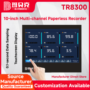 10-inch màn hình cảm ứng hiển thị đa kênh không cần giấy tờ tùy chỉnh hoạt động bảo trì sơ đồ nhiệt độ cụ - Product Image 2