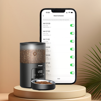 Comedero Inteligente Automático Ecológico para Mascotas, Dispensador de Comida Seca de 4L/6L, Dispensador Eléctrico Automático con Wifi, Aplicación Móvil, Carga para Perros y Gatos