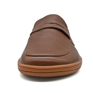 Chaussures en cuir véritable Soft Wide Toe Box Zero Drop Mocassins Femmes Flats Brown Ladies Retro Barefoot Loafers Shoes - Product Image 5