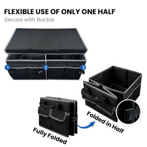 Organizzatore per bagagliaio per <span class=keywords><strong>auto</strong></span> multicolore con scatola portaoggetti pieghevole per Amazon - Product Image 3