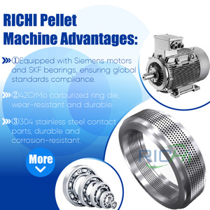 Richi Vòng chết 3-4t/h Gà Thịt gà thức ăn chăn nuôi dây chuyền sản xuất viên - Product Image 3