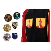 Robe de Doctorat Premium Mat 2026 avec Bandes en Velours – Édition Deluxe pour Cérémonie de Remise des Diplômes
