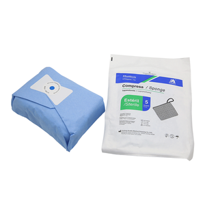 Prix usine Absorbant Laparotomie Éponge 18 ''* 18" 4ply 45*45 5ply Stérile - Product Image 1