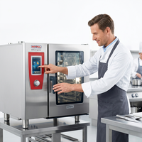 Fours commerciaux portables OEM d'usine à longue durée de vie, équipement de cuisson professionnel, fours à convection avec 6, 8 ou 10 plateaux.
