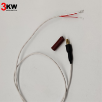 Sensor de temperatura de termopar de tres hilos de precisión personalizado PT100 y NTC para cafetera con diseño de tornillo