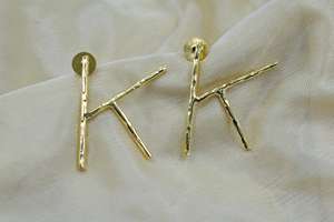 Vente de bijoux plaqués or de haute qualité "H" lettre pour femmes et filles - Product Image 5