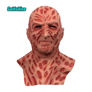 Freddy Krueger masque en <span class=keywords><strong>latex</strong></span> Halloween Grimace Hood mascarade fête démon Costume accessoire pour noël Cosplay et parodie carnaval - Product Image 3