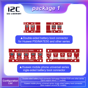 Clip de Batería I2C <span class=keywords><strong>Android</strong></span> <span class=keywords><strong>10</strong></span> en 1 con 1 Año de Garantía, Material Plástico para Varios Modelos - Product Image 1