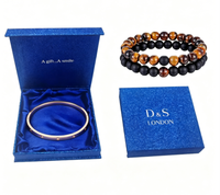 Boîte à bijoux écologique personnalisée avec tiroir ou fermeture magnétique, idéale pour les colliers, les boucles d'oreilles, les bracelets et les bagues.