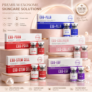 Ampolla de Suero Exosomado Exo-Glow 100mg, Antienvejecimiento, Cuidado Facial, Logotipo Personalizado, OEM, Marca Privada, Solución Rejuvenecedora de la Piel - Product Image 4