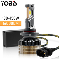 Pour l'automobile transfrontalière : Phare LED T70 à trois couleurs, contrôle par application, modification pour H4/H7/H1, haute puissance 150W